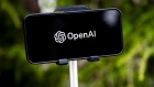 The Open AI logo on a smartphone arranged in Crockett, California, US, on Friday, Dec. 29, 2023. Microsoft has invested some $13 billion in OpenAI and integrated its products into its core businesses, quickly becoming the undisputed leader of AI among big tech firms.