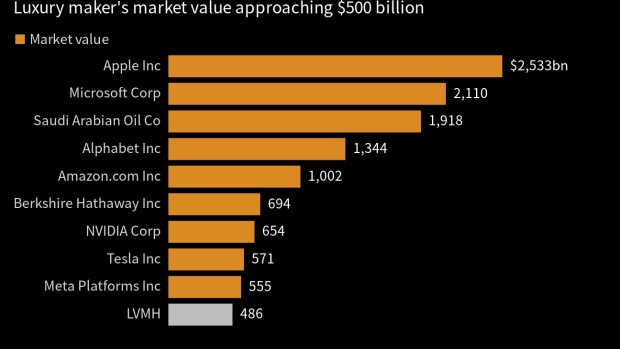 Stock Spotlight: Record profits help LVMH bag $500bn market value