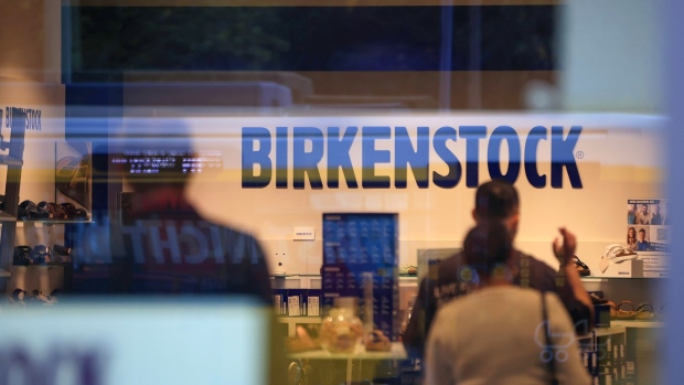 Birkenstock shoe store in Berlin Alexanderplatz - Germany Stock Photo