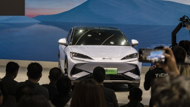 BYD's Tesla Rival Leads New EV Launches at Guangzhou Auto Show