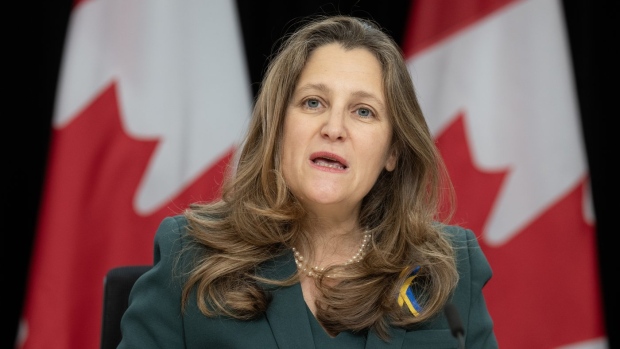 Freeland hosts annual meeting with provincial, territorial counterparts today