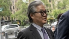 <p>Bill Hwang arrives at federal court in New York, on May 8.</p>