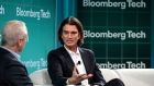 Adam Neumann, co-founder of Flow Global Holdings LLC, right, during the Bloomberg Technology Summit in San Francisco, California, US, on Thursday, May 9, 2024. Bloomberg Tech is a future-focused gathering that aims to spark conversations around cutting-edge technologies and the future applications for business. Photographer: David Paul Morris/Bloomberg