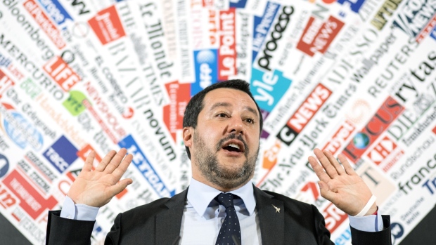 Matteo Salvini Photographer: Alessia Pierdomenico/Bloomberg