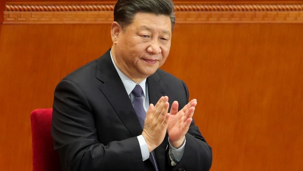 BEIJING, CHINA - MARCH 08: Chinese President Xi Jinping attend the second plenary meeting of the second session of the 13th National People's Congress (NPC) at the Great Hall of the People on March 8, 2019 in Beijing, China. The second session of the 13th NPC opens in Beijing on Tuesday. (Photo by Lintao Zhang/Getty Images)