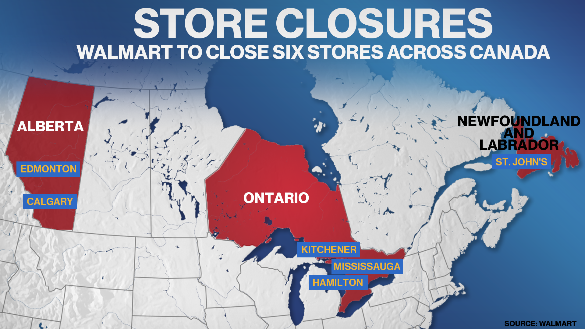 Walmart spending $500M on Canadian store upgrades, closing six