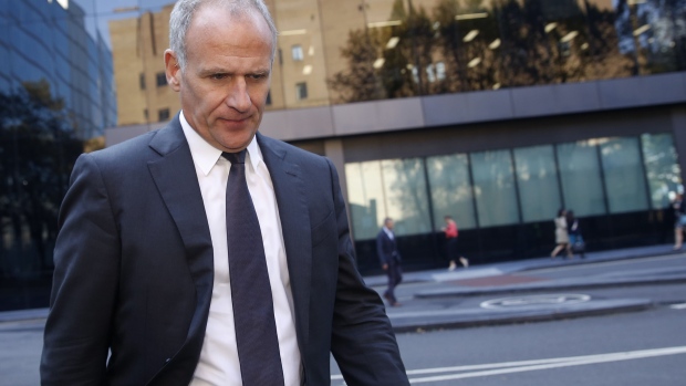 Dave Lewis, chief executive of Tesco Plc, arrives to give evidence at Southwark Crown Court, in London, U.K., on Wednesday, Oct. 10, 2018. Three former Tesco executives deceived investors by conspiring with hundreds of suppliers to conceal a 250-million pound ($327 million) hole in the grocer’s accounts, part of a scandal that wiped 2 billion pounds from the U.K. chain’s market value, prosecutors said at the start of the trial of two of them. Photographer: Luke MacGregor/Bloomberg