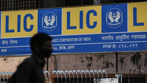 The Life Insurance Corp. of India headquarters in Mumbai, India, on Thursday, Jan. 20, 2022. LIC, India's largest insurer, plans to file the draft IPO prospectus in the final week of January, which will provide the embedded value as well as the number of shares for sale, according to people with knowledge of the matter.