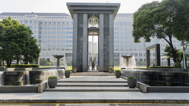 The Bank Indonesia headquarters in Jakarta, Indonesia, on Tuesday, June 21, 2022. Indonesia's central bank is scheduled to announce its monetary policy decision on June 23.