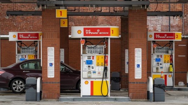 A Shell gas station in Boston, Massachusetts, U.S., on Tuesday, March 1, 2022. Democratic efforts to define the party's energy policies are facing mounting pressure as surging gasoline prices, Russia’s invasion of Ukraine, and the collapse in Congress of President Joe Biden’s climate spending package heighten scrutiny of their agenda.