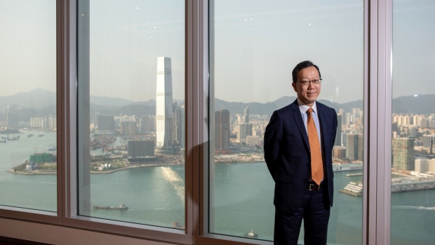 David Chin, head of Asia Pacific at UBS Group AG, poses for a photograph in Hong Kong, China, on Thursday, April 9, 2020. Chin, who was named China country head for UBS in December, wants to double the size of his China investment-bank team.