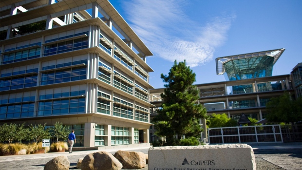 The California Public Employees' Retirement System building in Sacramento, California July 21, 2009. CalPERS, the state's public employees retirement fund, reported a loss of 23.4%, its largest annual loss. (Photo by Max Whittaker/Getty Images)