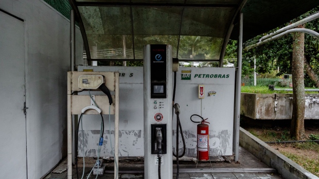 Brazil only had one public charger per 12.9 EVs at the end of 2020, BloombergNEF estimates, compared to one for every 5.4 in China, or every 3 in the Netherlands.  Photographer: Maria Magdalena Arrellaga/Bloomberg
