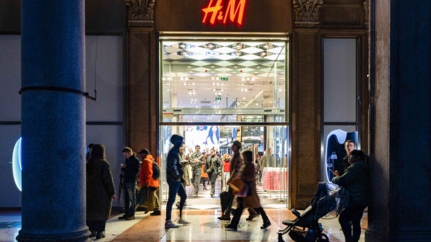H&M is the only major fast fashion retailer to have assigned numbers to the risk of more climate-conscious consumers. Photographer: Francesca Volpi/Bloomberg
