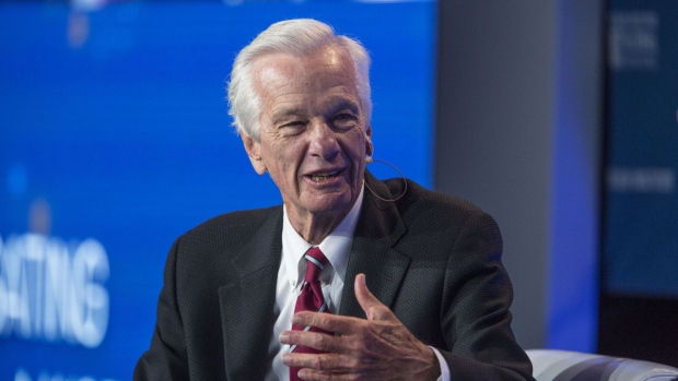 Jorge Paulo Lemann, co-founder of 3G Capital Inc., speaks during the Milken Institute Global Conference in Beverly Hills, California, U.S., on Monday, April 30, 2018. The conference brings together leaders in business, government, technology, philanthropy, academia, and the media to discuss actionable and collaborative solutions to some of the most important questions of our time.