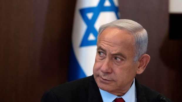 Benjamin Netanyahu Photographer: Maya Alleruzzo/AFP/Getty Images