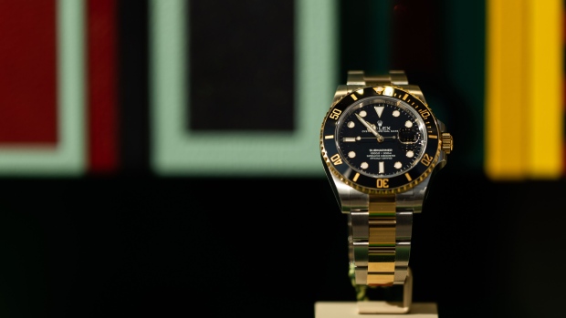 <p>A Rolex Submariner watch.</p>