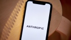 <p>The Anthropic logo on a smartphone arranged in New York, US, on Tuesday, Aug. 15, 2023. </p>