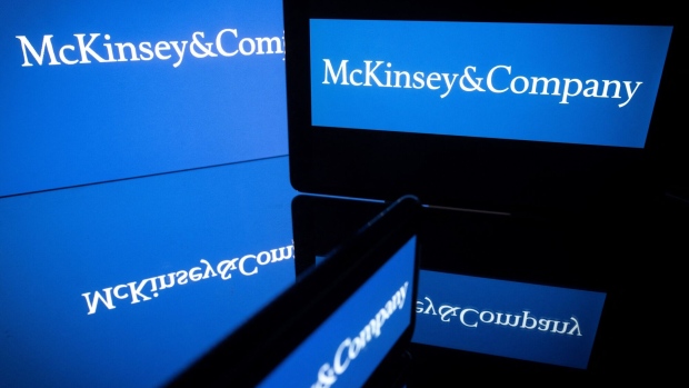A few dozen of McKinsey’s roughly 700 senior partners have left throughout the past year. Photographer: Lionel Bonaventure/AFP/Getty Images