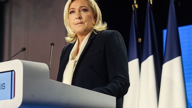 Marine Le Pen Photographer: Jonathan Alpeyrie/Bloomberg