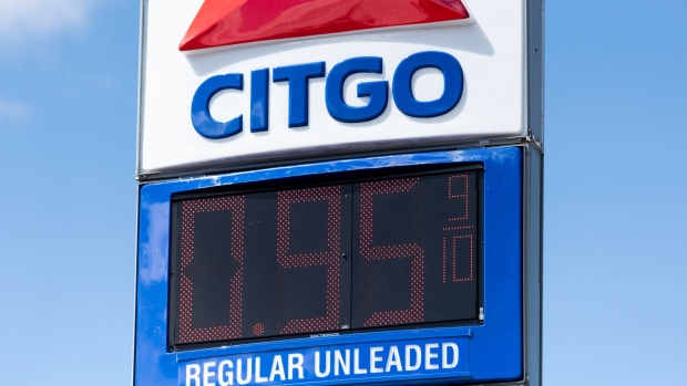 Unleaded fuel prices are displayed on a sign outside a Citgo Petroleum Corp. gas station in Appleton, Wisconsin, U.S., on Tuesday, April 20, 2020. Of all the wild, unprecedented swings in financial markets since the coronavirus pandemic broke out, none has been more jaw-dropping than Monday’s collapse in a key segment of U.S. oil trading. Photographer: Lauren Justice/Bloomberg