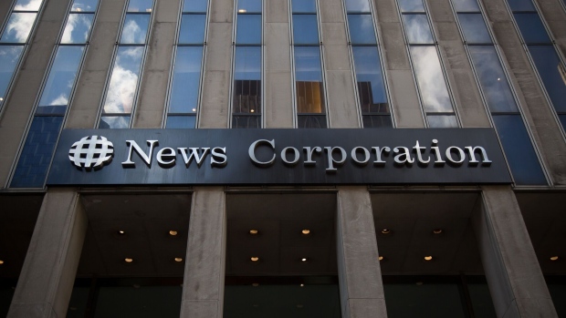 <p>The News Corp. building in New York.</p>