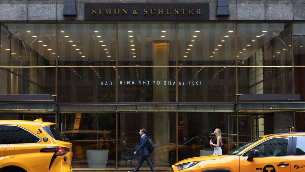 <p>The Simon & Schuster headquarters in New York.</p>