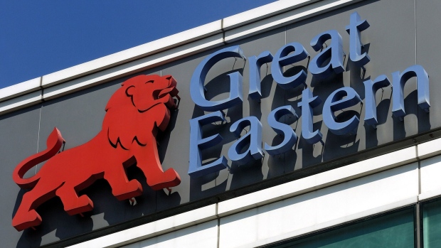 Great Eastern Holdings branding. Photographer: Munshi Ahmed/Bloomberg