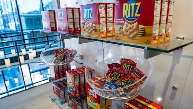 Ritz brand crackers. Photographer: Christopher Dilts/Bloomberg