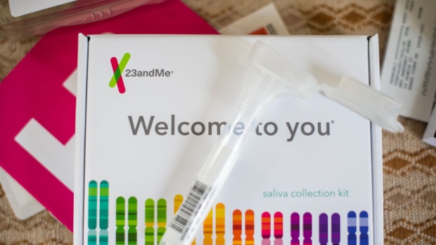 <p>A 23andMe DNA kit</p>