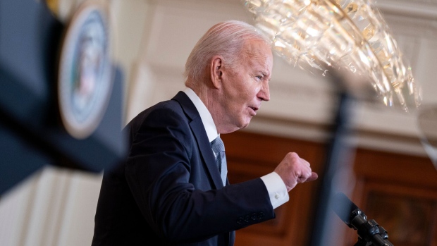 Joe Biden on May 23. Photographer: Al Drago/Bloomberg