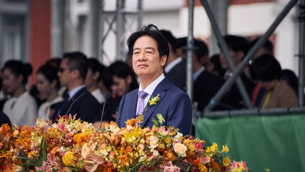 Lai Ching-te at his inauguration ceremony.