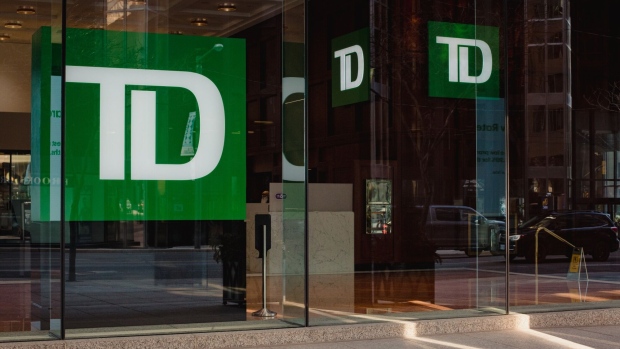 The Toronto-Dominion Bank headquarters in Toronto on March 1. Photographer: Chloe Ellingson/Bloomberg
