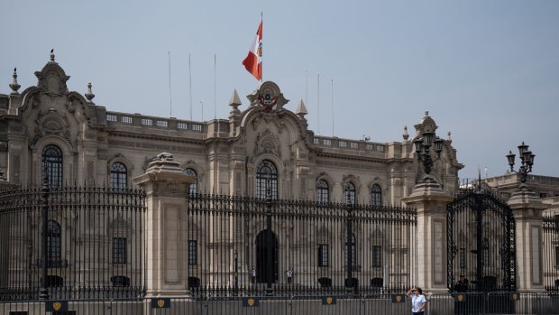 <p>The Government Palace in Lima, Peru.</p>