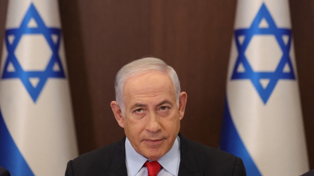 Benjamin Netanyahu Photographer: Abir Sultan/AFP/Getty Images