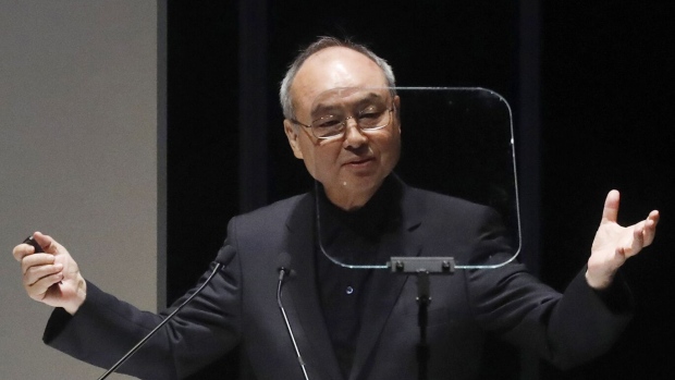 Masayoshi Son during SoftBank’s annual general meeting in Tokyo on June 20.