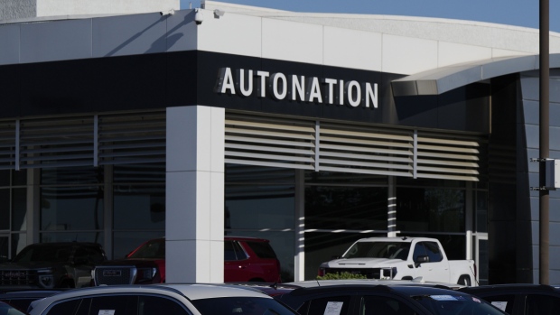 An AutoNation dealership in Las Vegas, Nevada, US, on Tuesday, July 18, 2023. AutoNation Inc. is scheduled to release earnings figures on July 21.