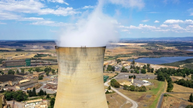 A cooling tower at a Power Station in Australia.