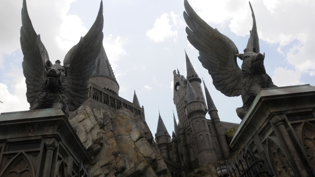 The Hogwarts castle at Universal Studios Wizarding World of Harry Potter theme park in Orlando, Florida. Photographer: Phelan M. Ebenhack/Bloomberg
