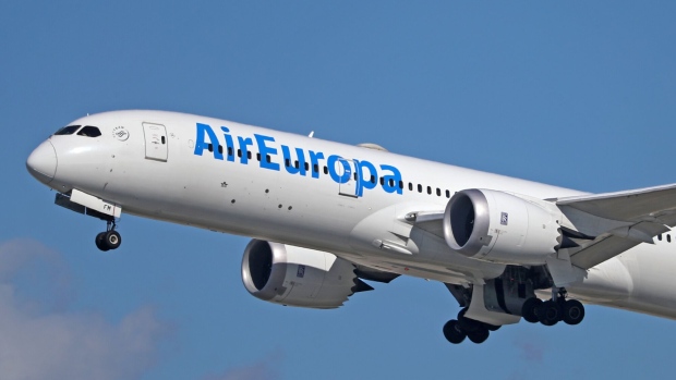 A Boeing 787-9 Dreamliner, operated by Air Europa. Source: Urbanandsport/NurPhoto/Getty Images