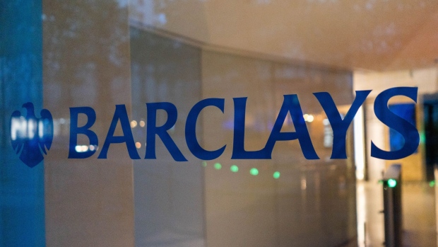 Barclays branding.